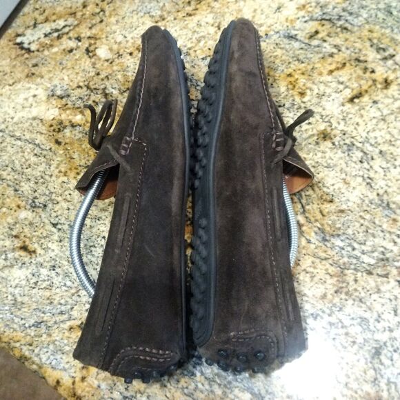 Frye Men\'s Allen Tie Suede Slip On Loafer Sz 11.5 D EUC main image 12